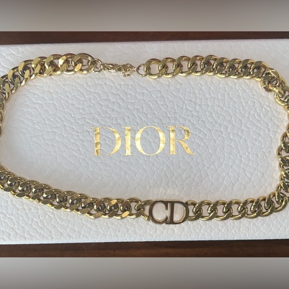 Authentic Danseuse Etoile Choker necklace by: Christian Dior with box